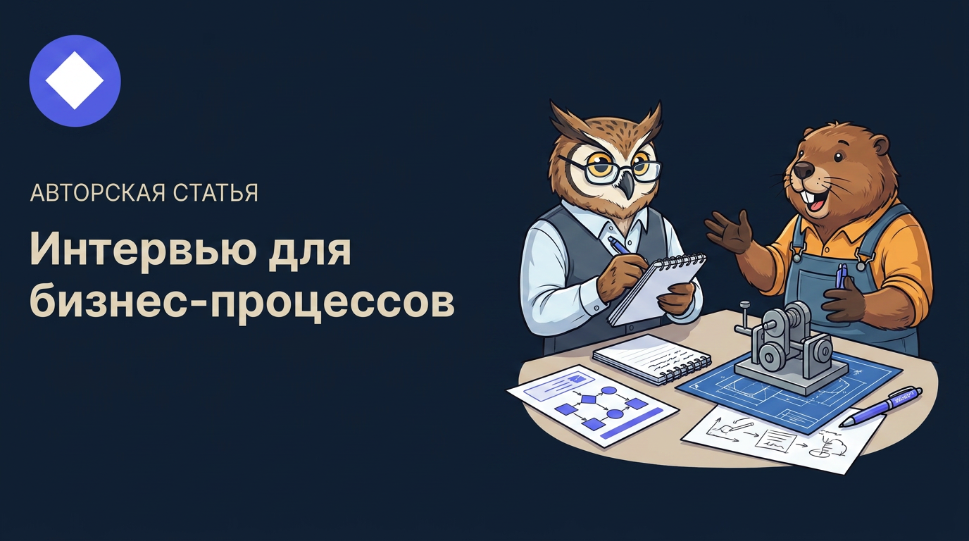 Интервью для бизнес-процессов: как перестать собирать мнения и начать работать с фактами