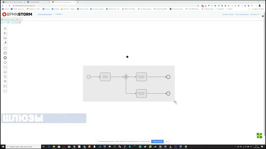 Простой Линейный Путь Токена В Bpmn Простой Линейный Путь Токена В Bpmn