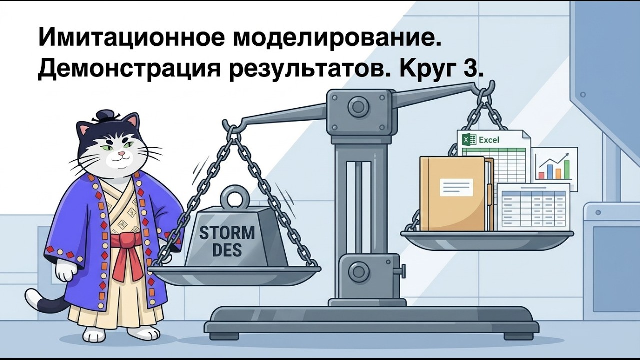 Имитационное моделирование: презентация результатов. Круг 3