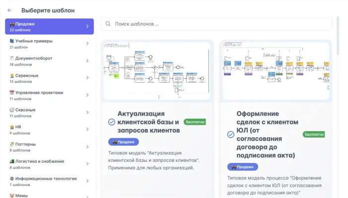 Шаблоны и подсказки для быстрого старта