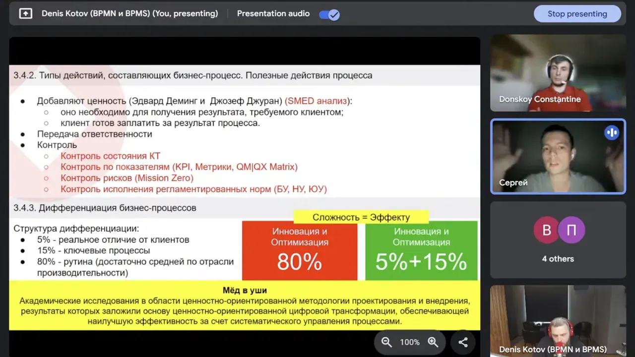 20: Фокусируемся На 20% Процессов, Которые Дают Основной Бизнес Эффект 11 20: Фокусируемся На 20% Процессов, Которые Дают Основной Бизнес Эффект 11