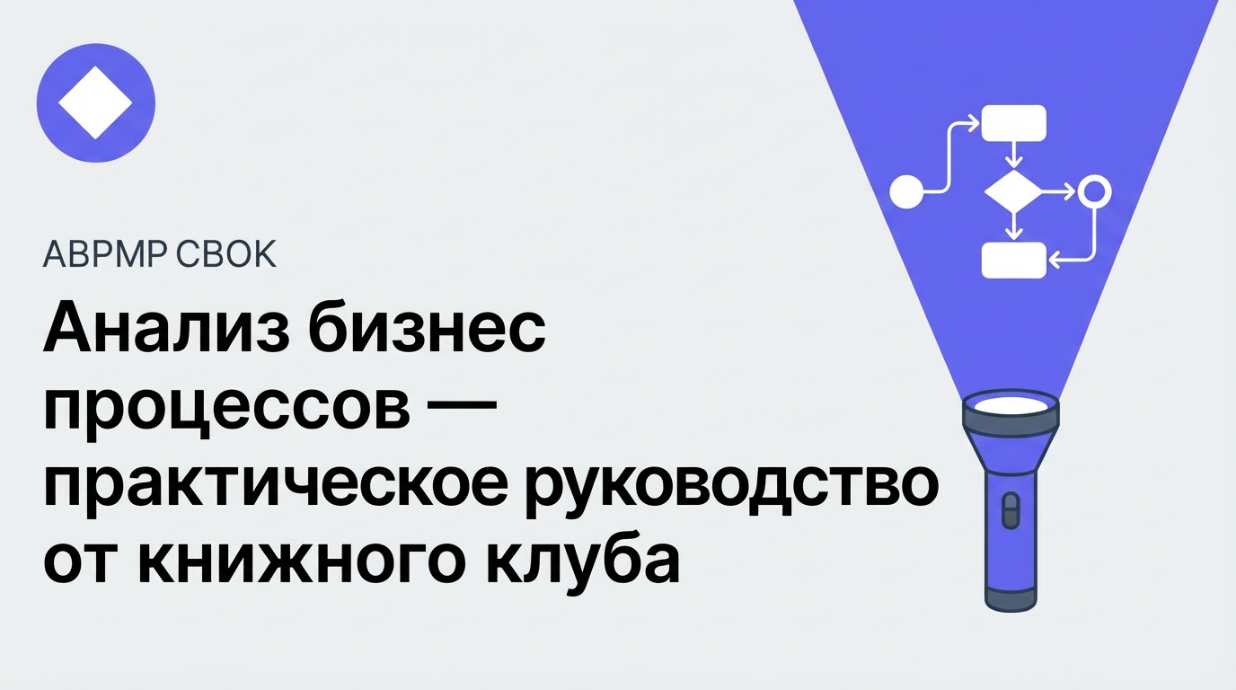 BPM CBOK. Анализ бизнес-процессов - практическое руководство от книжного клуба