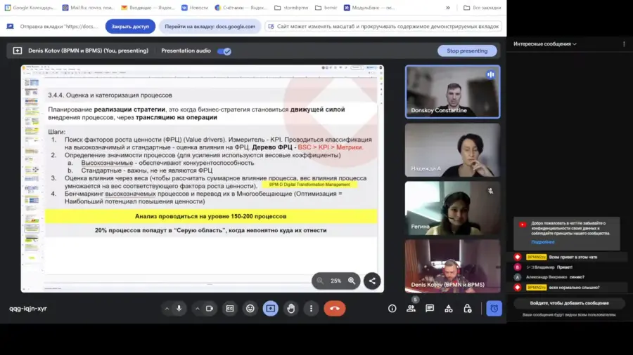Обсуждение Уникального Стека Процессов 3 Обсуждение Уникального Стека Процессов 3
