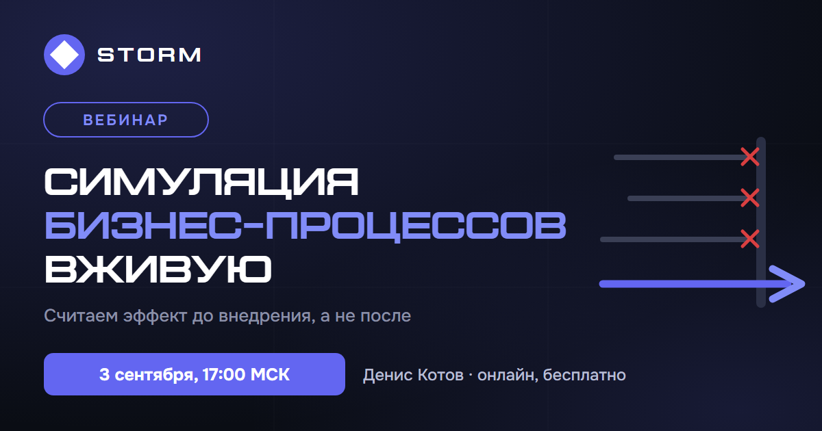 Вебинар: симуляция бизнес-процессов вживую