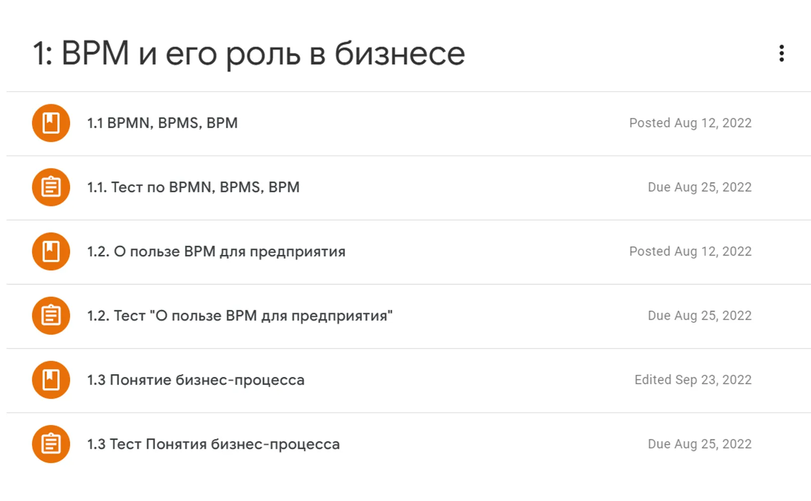 1: BPM и его роль в бизнесе