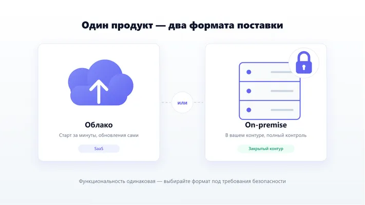 On-premise / закрытый контур