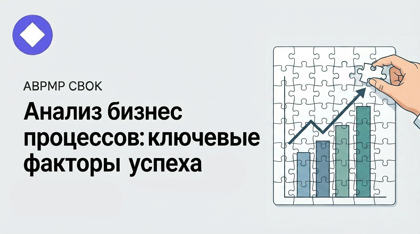 Анализ бизнес процессов:  ключевые факторы успеха