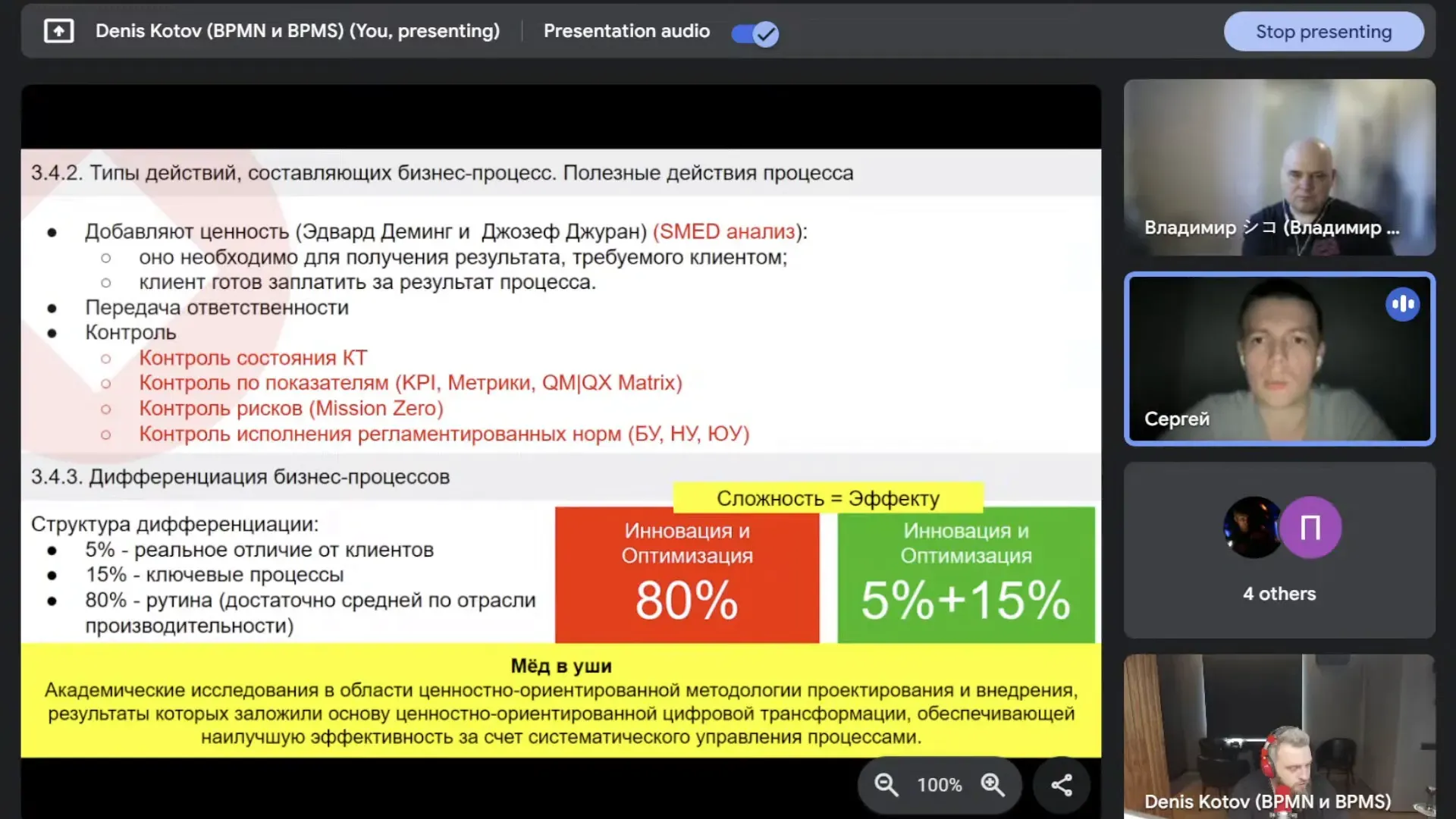 Фокус На 20% Процессов, Создающих Конкурентные Преимущества 8